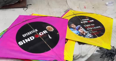 Operation Sindoor-themed kites sold like hot cakes in Lucknow on Diwali