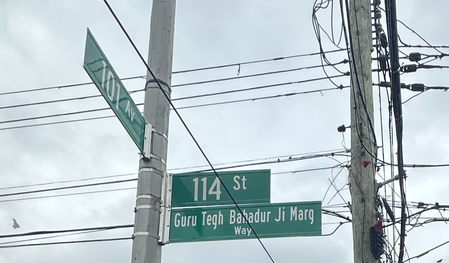 Road in New York City renamed Guru Tegh Bahadur Ji Marg honouring legacy Road in New York City renamed Guru Tegh Bahadur Ji Marg honouring legacy