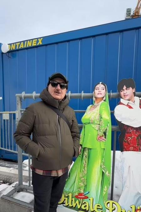 Anupam Kher takes his first trip to Switzerland as DDLJ turns 30