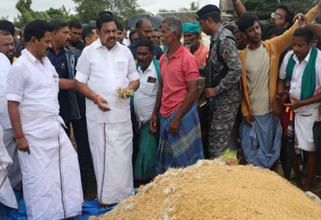 ‘Will raise paddy procurement issue with govt’: Palaniswami assures farmers