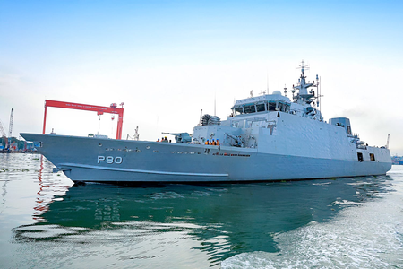 Cochin Shipyard delivers first indigenous anti-submarine vessel Mahe to Indian Navy