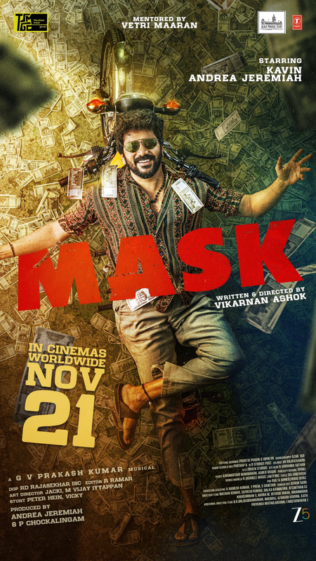 Kavin, Andrea Jeremiah-starrer 'Mask' to hit screens worldwide on November 21 Kavin, Andrea Jeremiah-starrer 'Mask' to hit screens worldwide on November 21