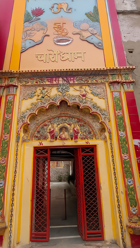 उत्तर प्रदेश का अनोखा मंदिर, जहां एक साथ कर सकते हैं चारों धाम के दर्शन उत्तर प्रदेश का अनोखा मंदिर, जहां एक साथ कर सकते हैं चारों धाम के दर्शन