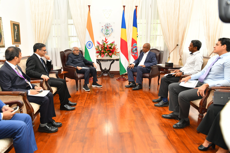 VP Radhakrishnan expressed India's desire to strengthen ties with Seychelles across all areas: FS Misri VP Radhakrishnan expressed India's desire to strengthen ties with Seychelles across all areas: FS Misri
