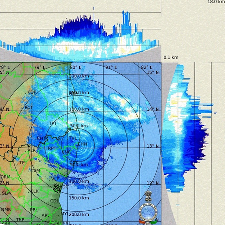 तमिलनाडु में चक्रवाती तूफान मोंथा से मौसम प्रभावित, ट्रेन सेवाओं पर भी दिखा असर तमिलनाडु में चक्रवाती तूफान मोंथा से मौसम प्रभावित, ट्रेन सेवाओं पर भी दिखा असर
