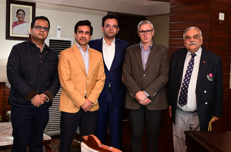 जम्मू-कश्मीर पहुंचे बीसीसीआई अध्यक्ष मिथुन मन्हास, मुख्यमंत्री उमर अब्दुल्ला से मुलाकात जम्मू-कश्मीर पहुंचे बीसीसीआई अध्यक्ष मिथुन मन्हास, मुख्यमंत्री उमर अब्दुल्ला से मुलाकात