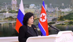 North Korea prepared to respond to all threats to Eurasian continent: FM Choe Son-hui North Korea prepared to respond to all threats to Eurasian continent: FM Choe Son-hui