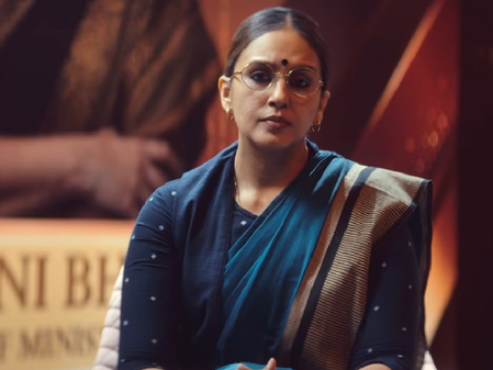 ‘महारानी 4’ का ट्रेलर रिलीज, इस बार दिल्ली की राजगद्दी के लिए लड़ाई लड़ेंगी भारती देवी ‘महारानी 4’ का ट्रेलर रिलीज, इस बार दिल्ली की राजगद्दी के लिए लड़ाई लड़ेंगी भारती देवी