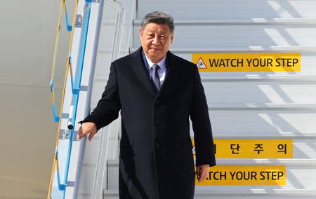 China's Xi arrives in Busan for 1st South Korea trip in 11 yrs, set for talks with Trump China's Xi arrives in Busan for 1st South Korea trip in 11 yrs, set for talks with Trump