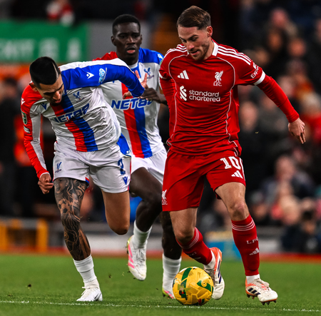 लीग्स कप  पैलेस ने लिवरपूल को हराया, क्वार्टर फाइनल में आर्सेनल समेत ये टीमें