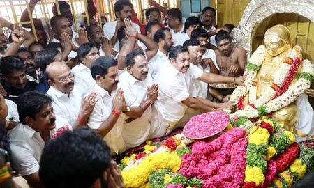 TN: Palaniswami reiterates Bharat Ratna demand for Muthuramalinga Thevar on Guru Puja Day TN: Palaniswami reiterates Bharat Ratna demand for Muthuramalinga Thevar on Guru Puja Day