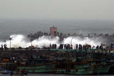 Montha hits Andhra coast, triggers heavy rains with strong winds