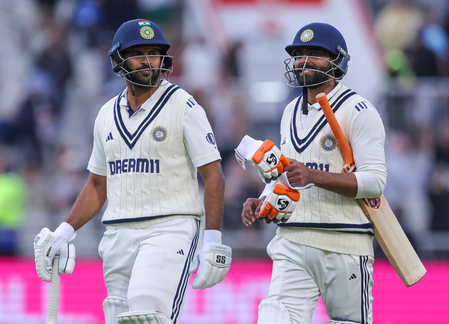 4th Test: Sudharsan’s 61 takes India to 264/4 against England, Pant suffers foot injury (ld)