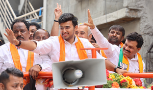 Case filed against Tejasvi Surya for 'seeking votes on religious grounds'