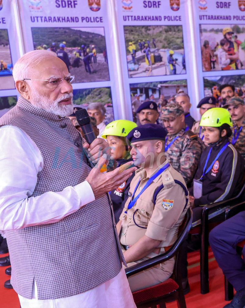 Dehradun: PM Modi Meets Disaster Response Teams