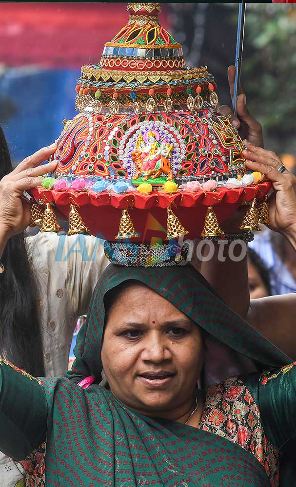 First day of the Navratri festival